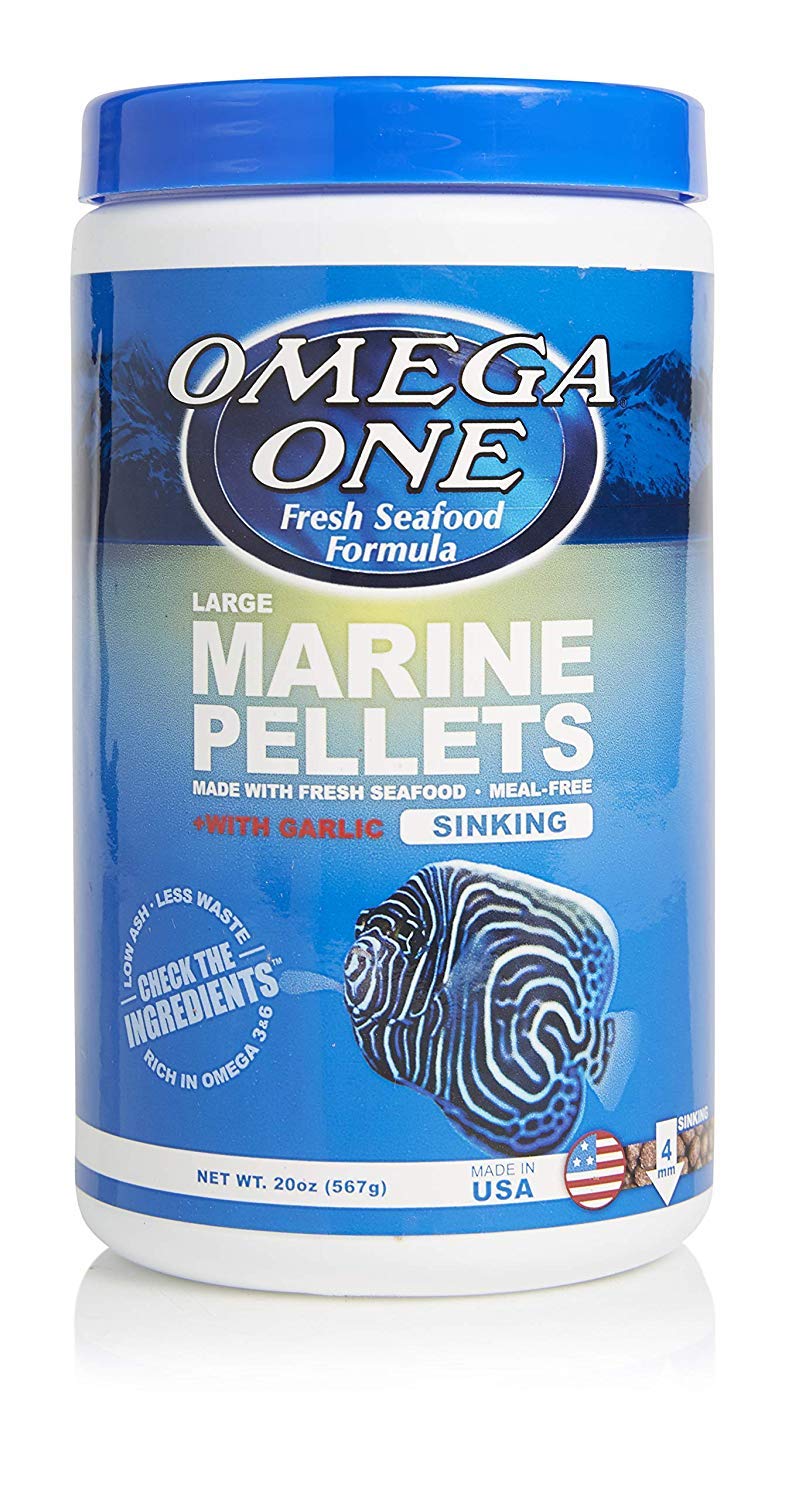 Omega One pellets ajo marino hundidos 4mm para estimular el apetito y energía