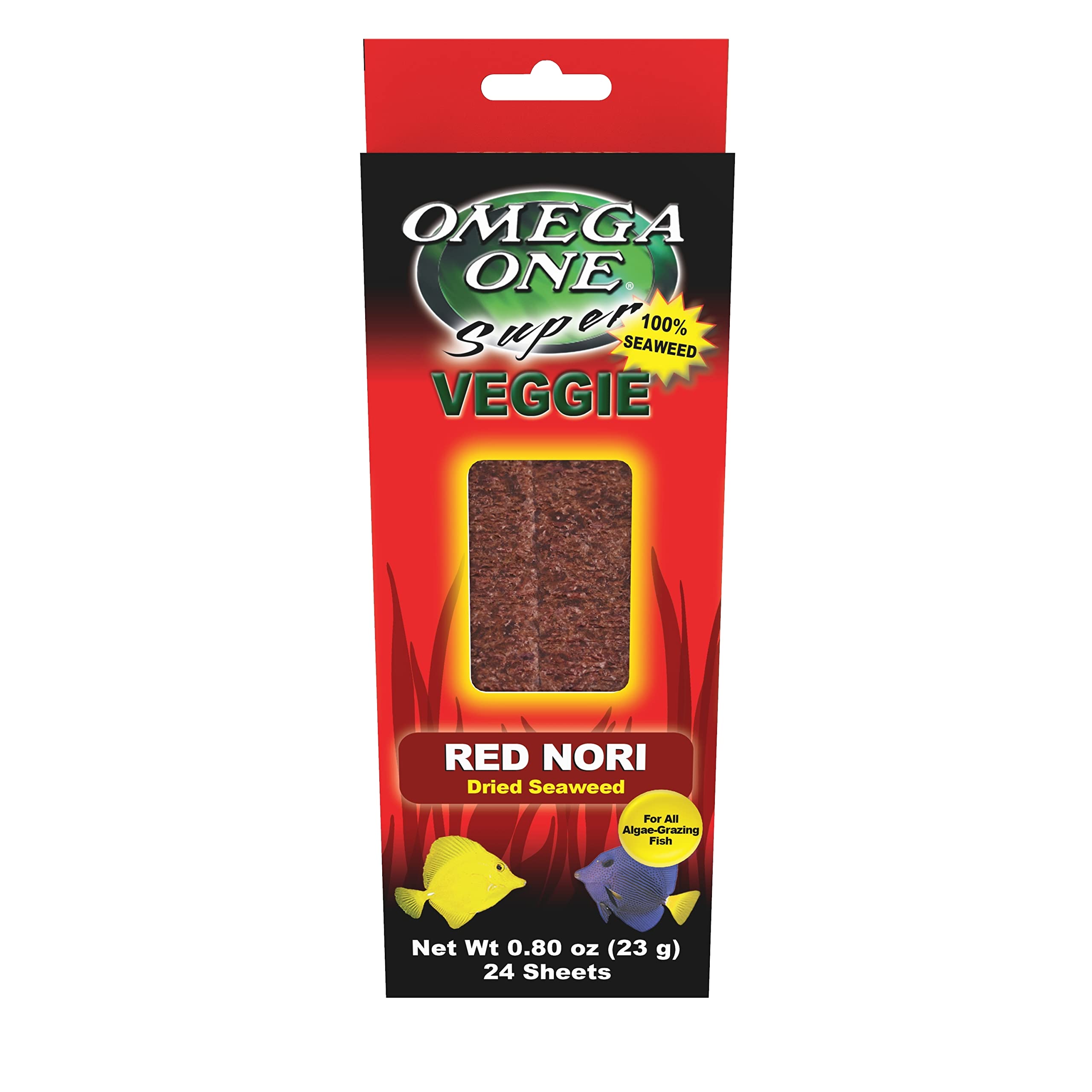 Omega One Super Veggie Alga Roja, empaque con cierre hermético para frescura.