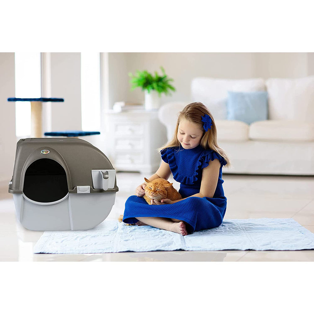 Omega Paw Roll 'N Clean: tamaño regular ideal para gatos de hasta 10 libras.