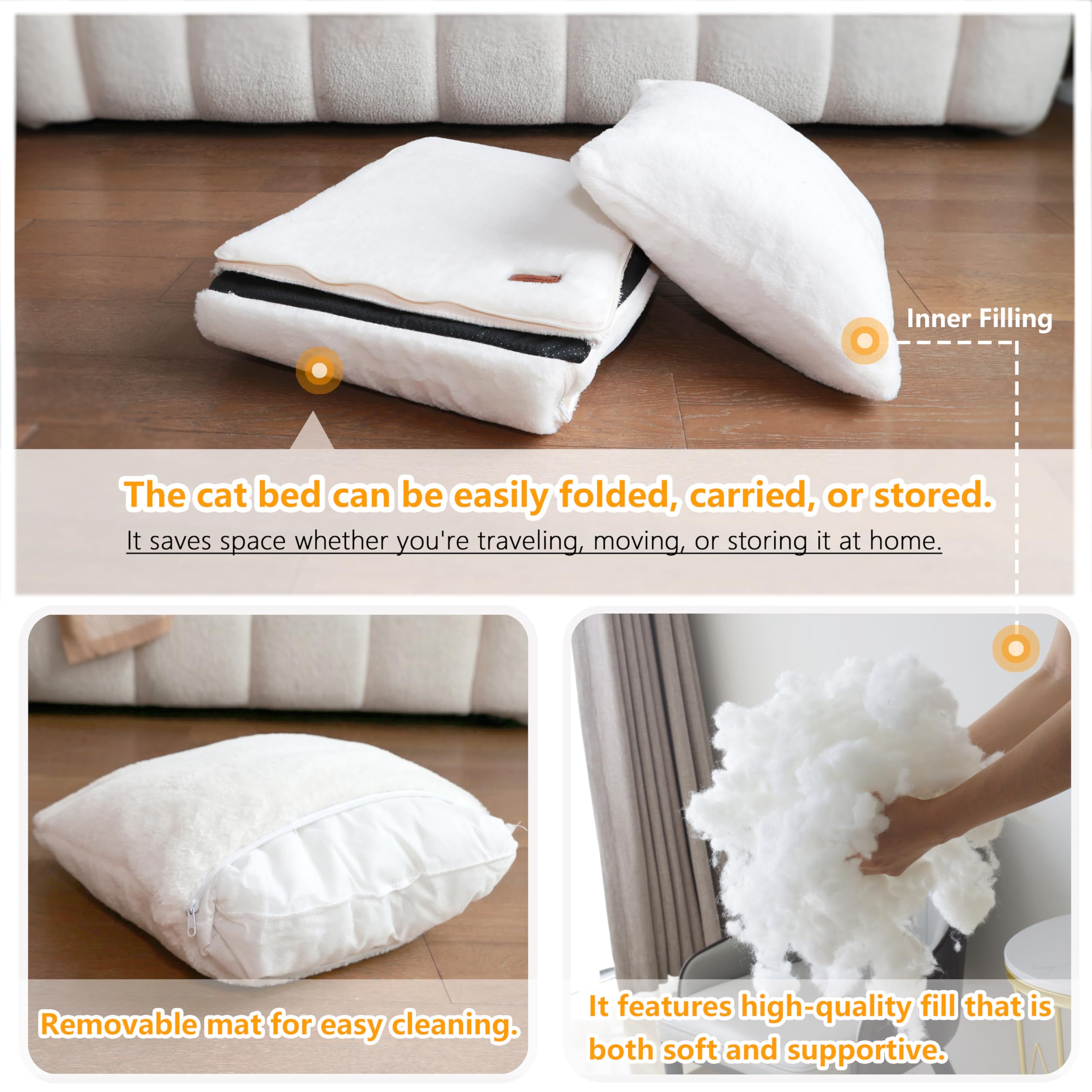 OMIVIER base antideslizante mantiene estable la cama