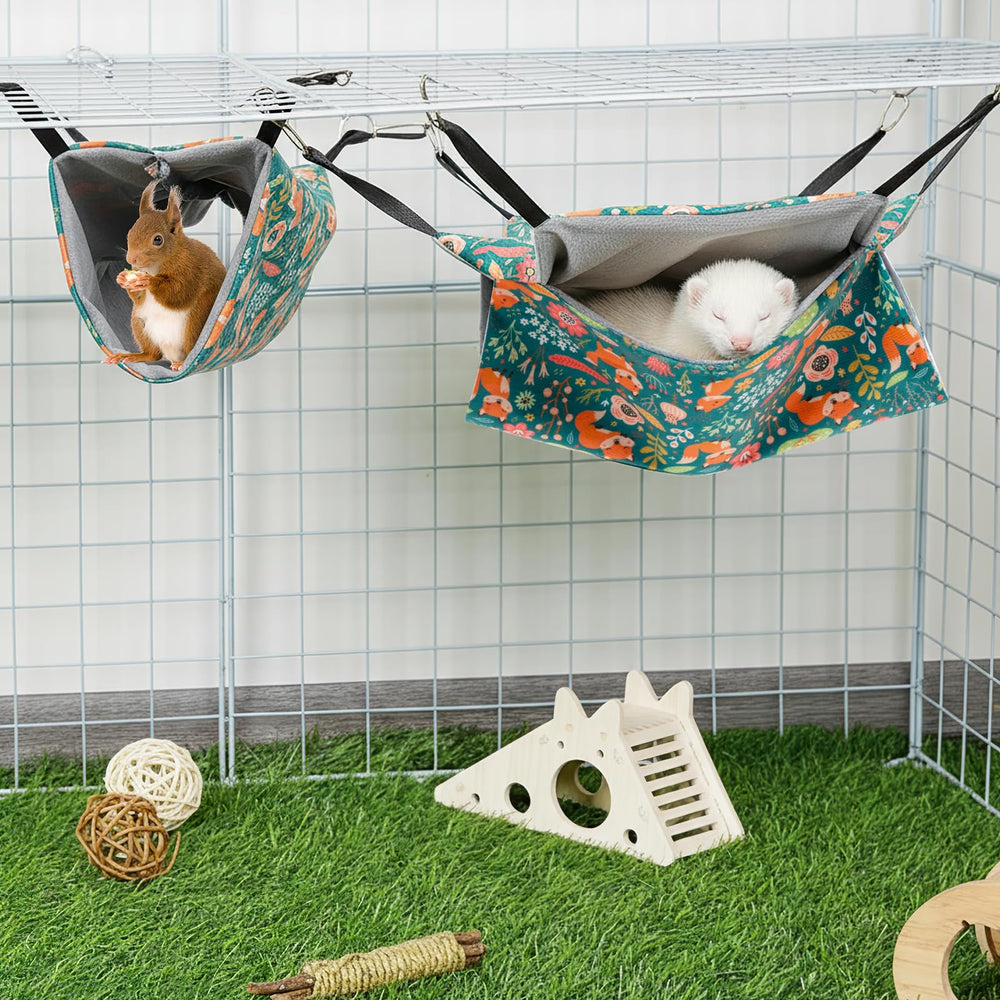 Conjunto amplio de ondware para varias mascotas pequeñas y descanso.
