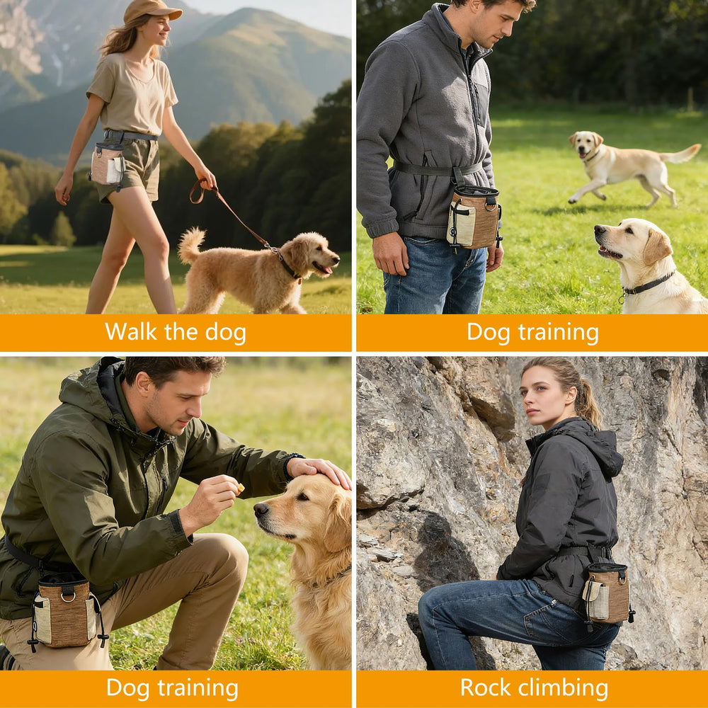 Ondware incluye clicker y bolsas desechables para entrenamiento y limpieza