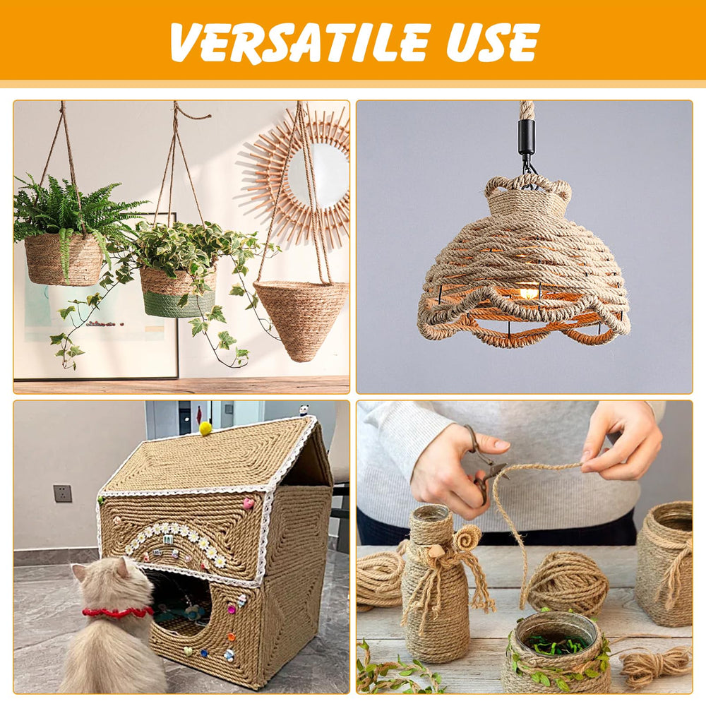 Ondware cuerda sisal tratada con aceite vegetal para mayor durabilidad