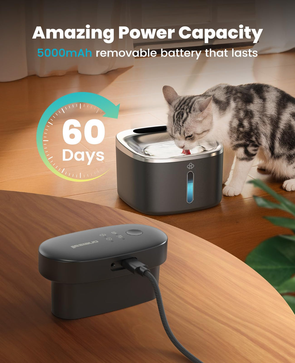 oneisall batería recargable de 5000mAh para larga autonomía.