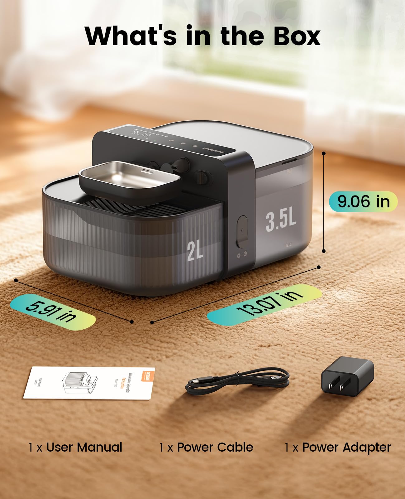 Funcionamiento silencioso de 30dB para convivencia tranquila.
