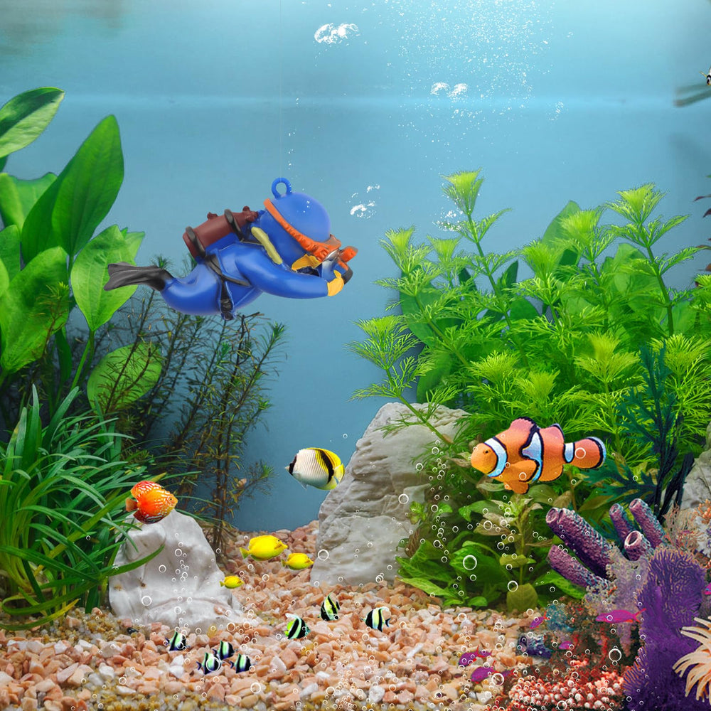 onesimcr buzo arte resinado ecologico aporta detalles duraderos y respetuosos con el acuario.
