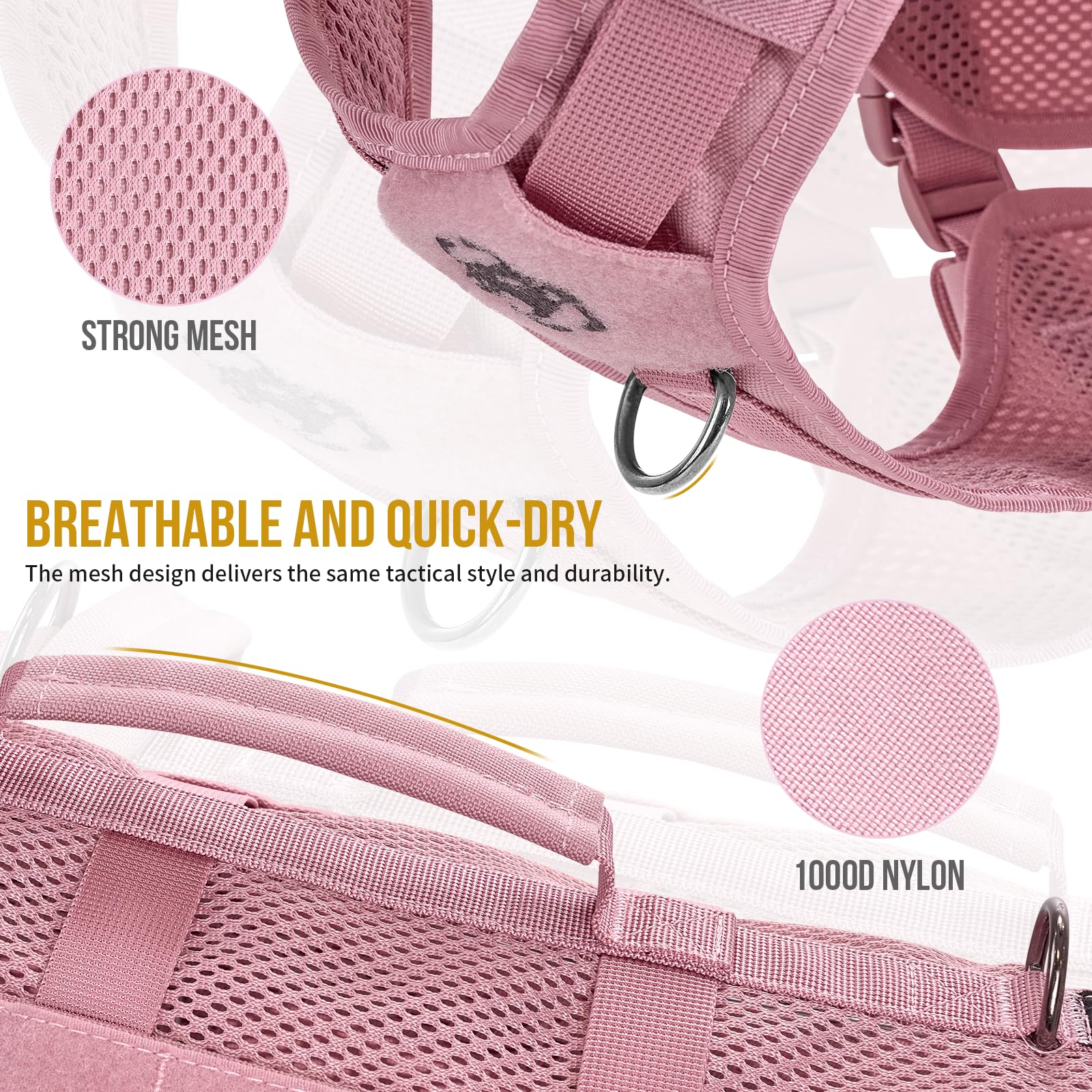 Arnés onetigris con mango de agarre reforzado