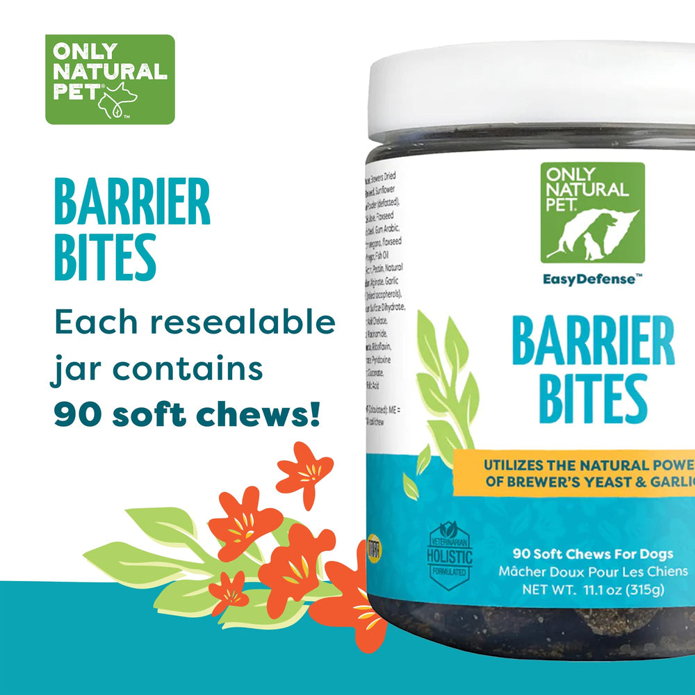 Only Natural Pet EasyDefense Barrier Bites mejora el pelaje y la piel