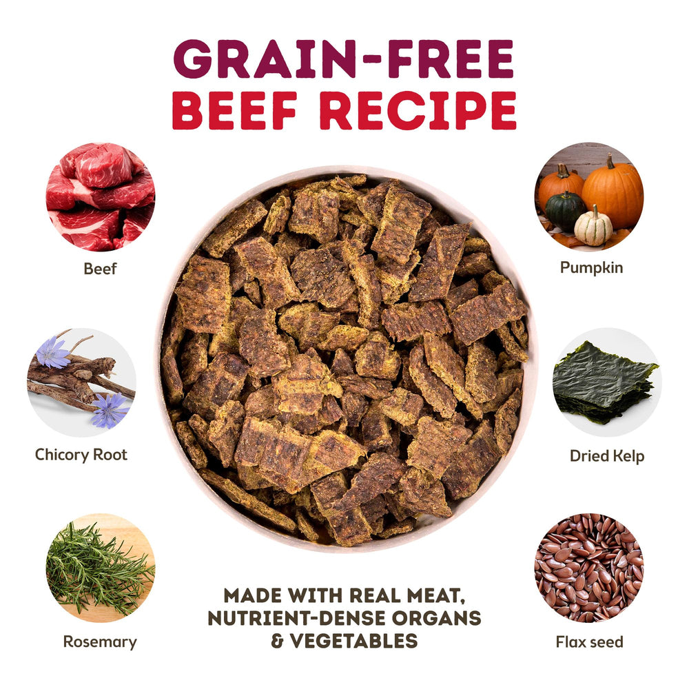 Only Natural Pet MaxMeat carne con calabaza y perejil, sabor natural para perros.