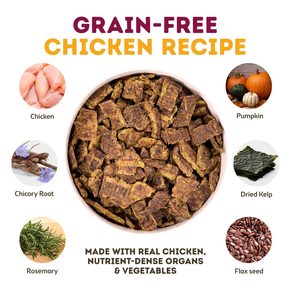 Only Natural Pet MaxMeat Holistic aire secado en bolsa de 2 lb para perros.