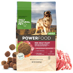 Only Natural Pet PowerFood: empaque de alimento seco para uso diario