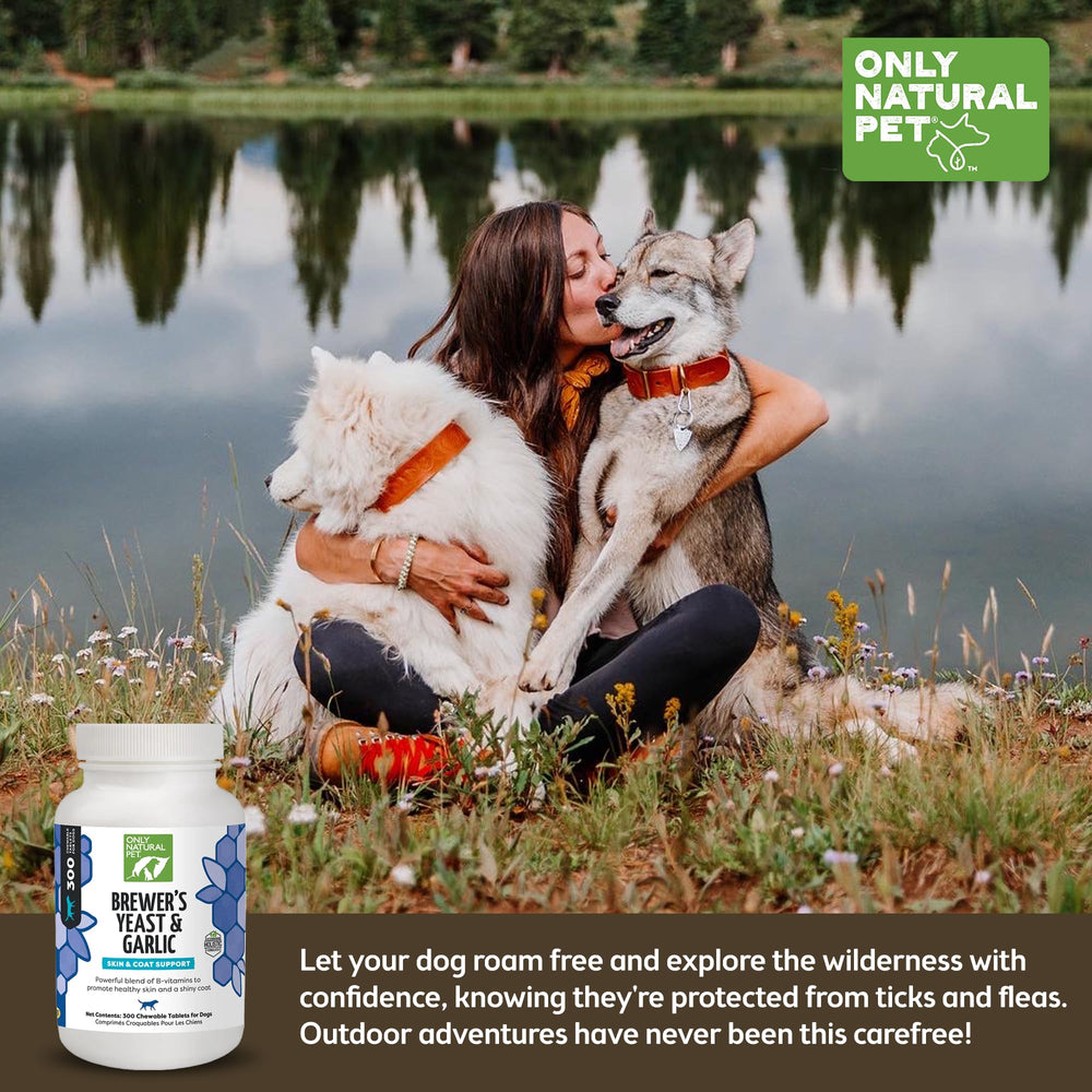 Only Natural Pet presentación de 300 comprimidos para el hogar.