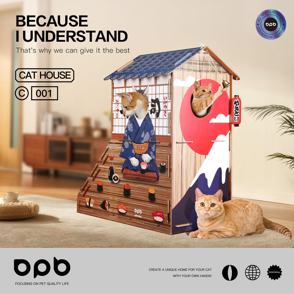 opbodqo casa de gato, servicio al cliente atento para instalación