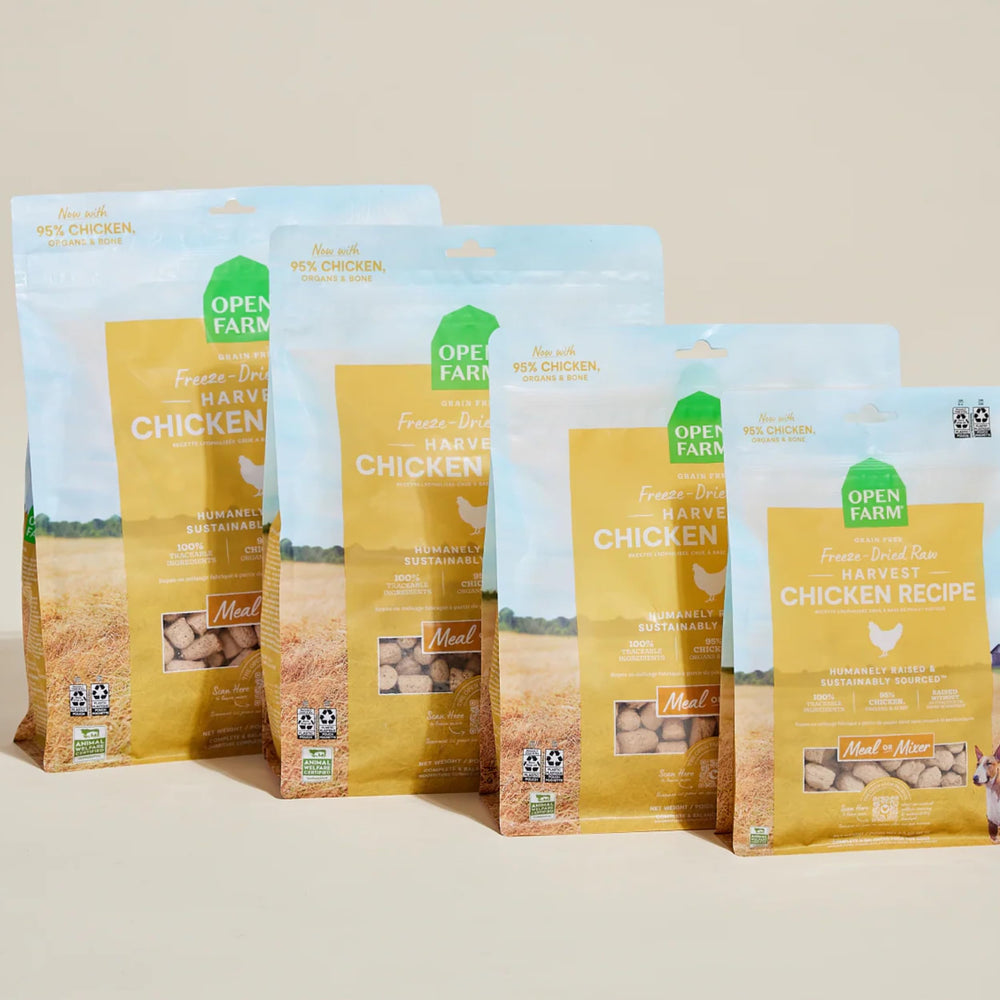 Open Farm agregado crujiente para alimento completo y balanceado