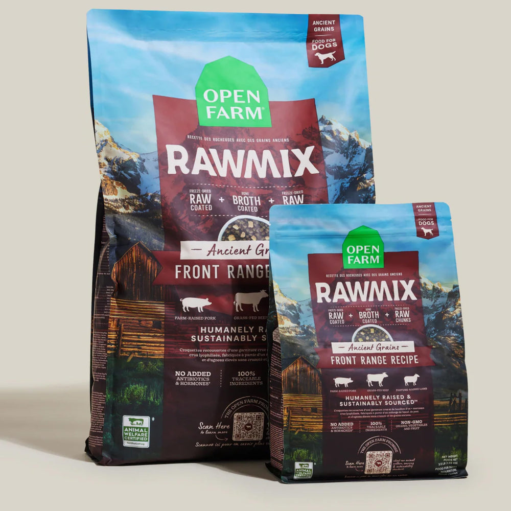 Open Farm bolsa de 3-5 lb facilita pruebas de dieta.