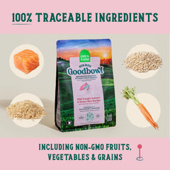 Open Farm Goodbowl fabricado en EEUU, trazabilidad y calidad de ingredientes.