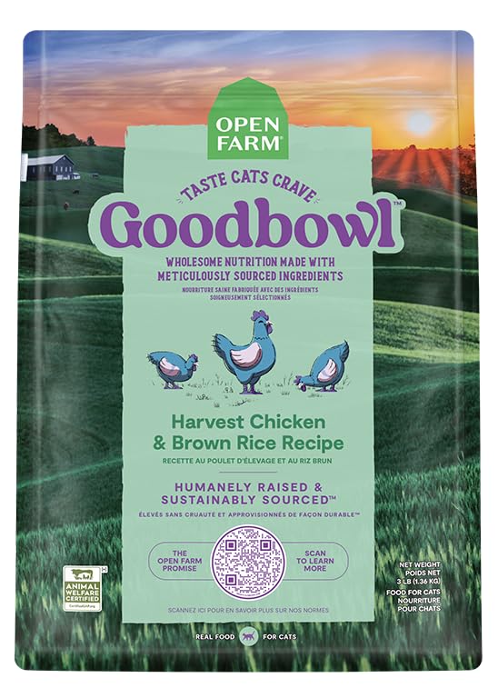 Open Farm Goodbowl sin antibióticos ni hormonas añadidas para gatos