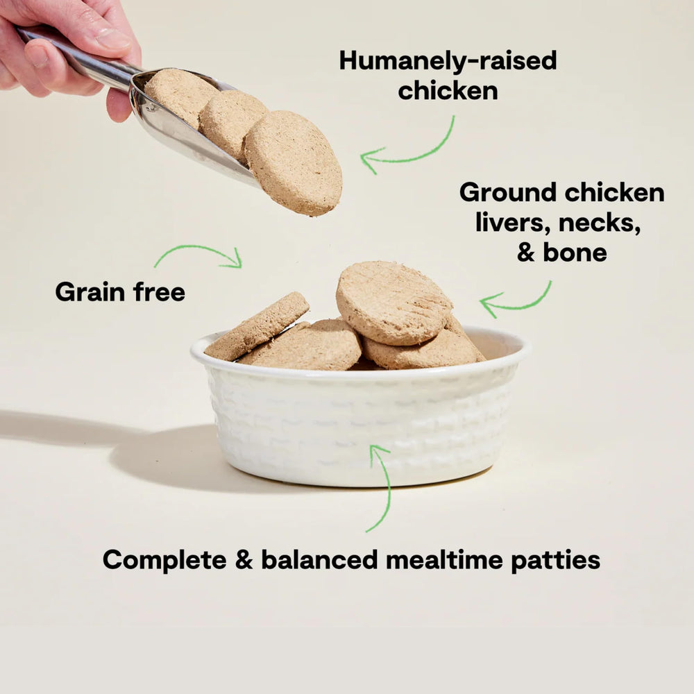 Open Farm hamburguesa congelada sin conservantes artificiales para sabor natural