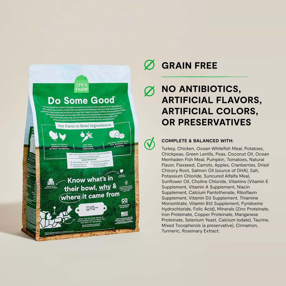 Open Farm ingredientes éticamente sostenibles y trazables para tu perro