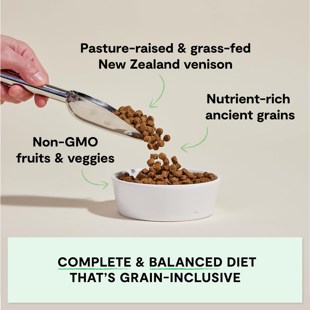 Open Farm: ingredientes trazables con frutas y verduras no GMO para nutrición natural.