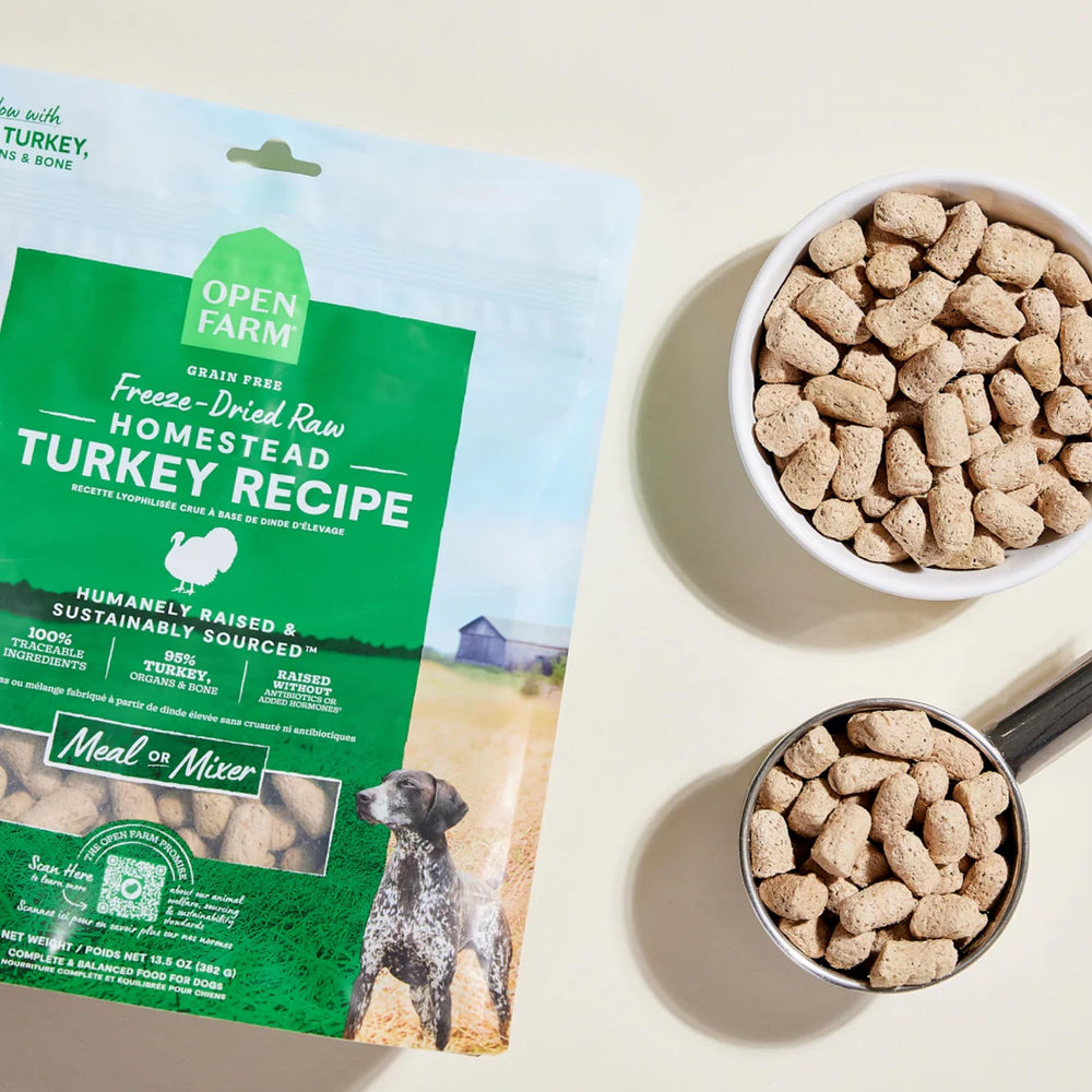 Open Farm Mordiscos Pavo: alimento completo con proteína y micronutrientes