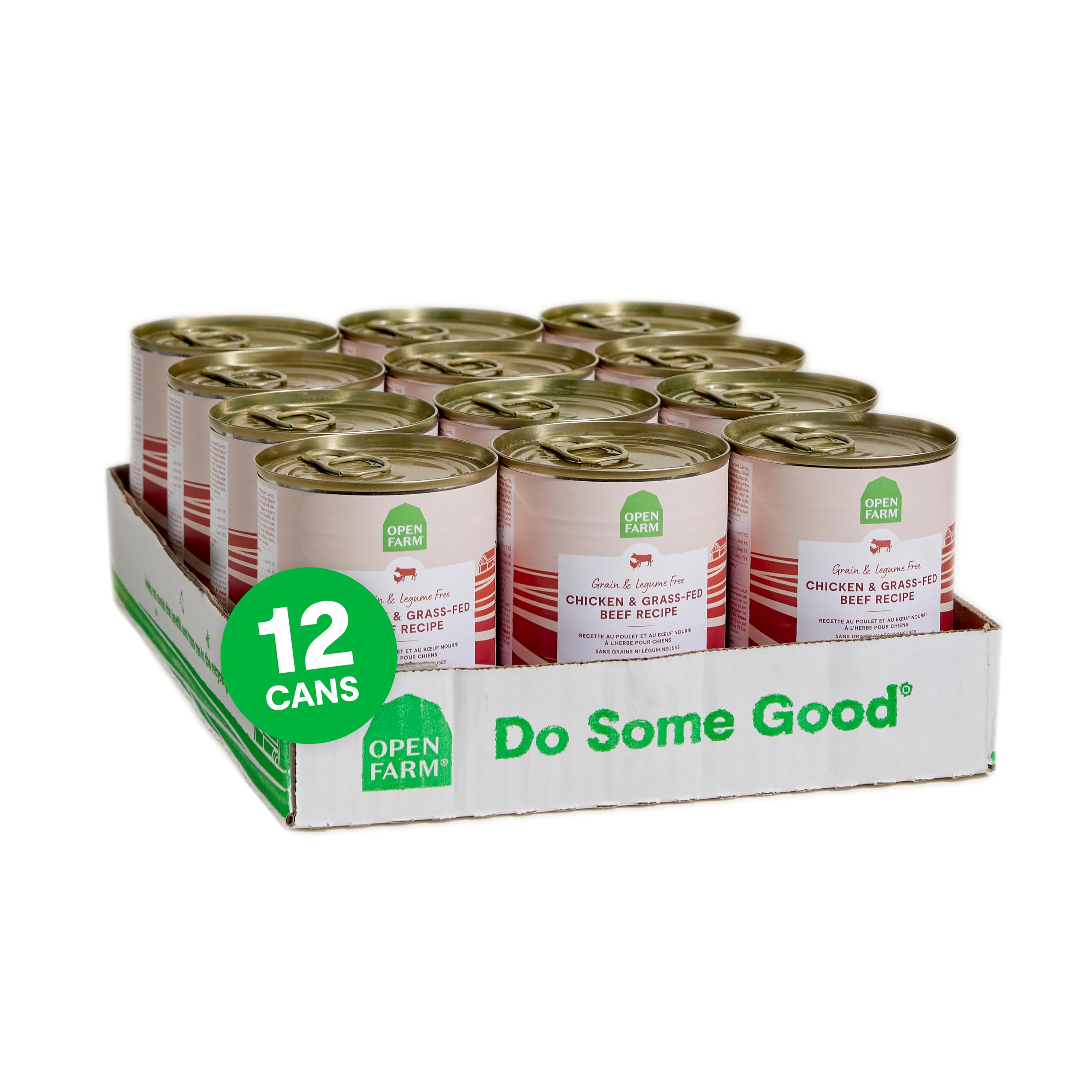 Open Farm Pate para perros, textura sedosa, ideal como comida principal sabrosa