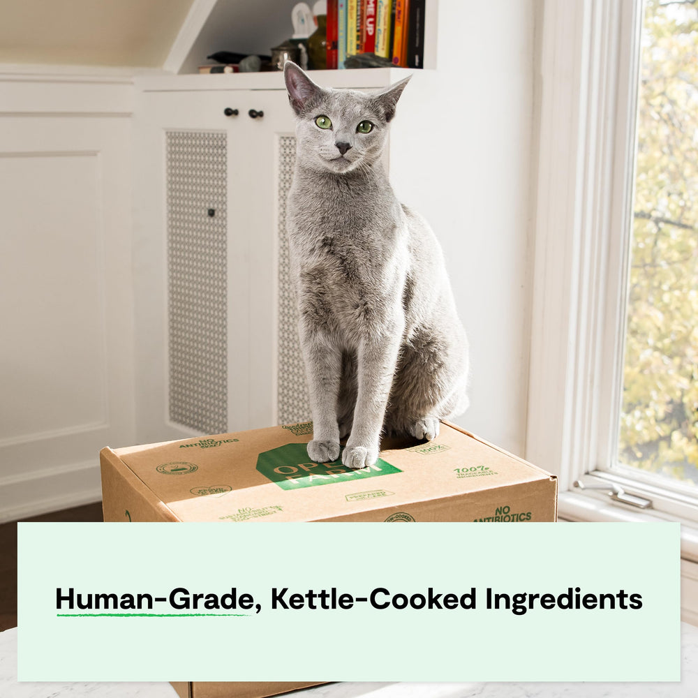 Open Farm Rustic Blend Verduras Sin Ogm: verduras no modificadas para gatos.
