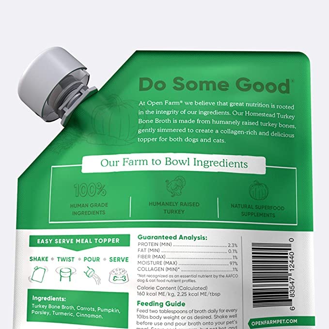 Open Farm Superalimentos naturales para un aporte extra de sabor.