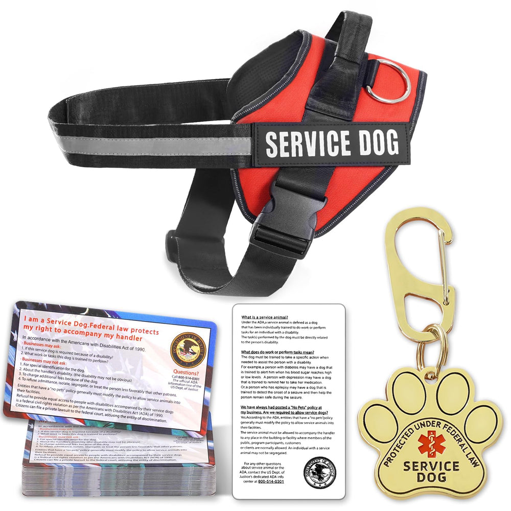 Chaleco Opstin para perro de servicio, cómodo y visible para paseos diarios.