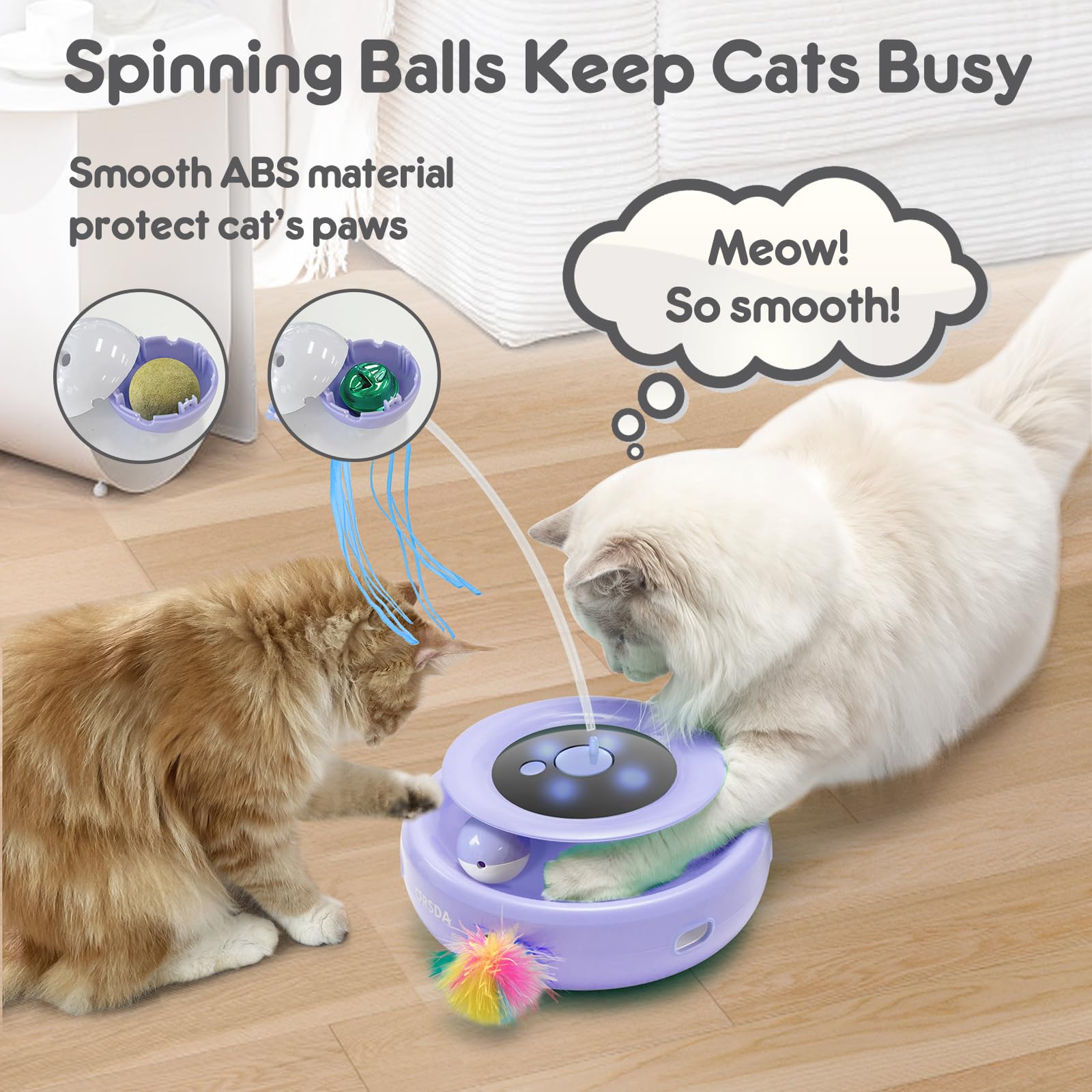 ORSDA materiales ABS, superficie lisa y segura para las patas.