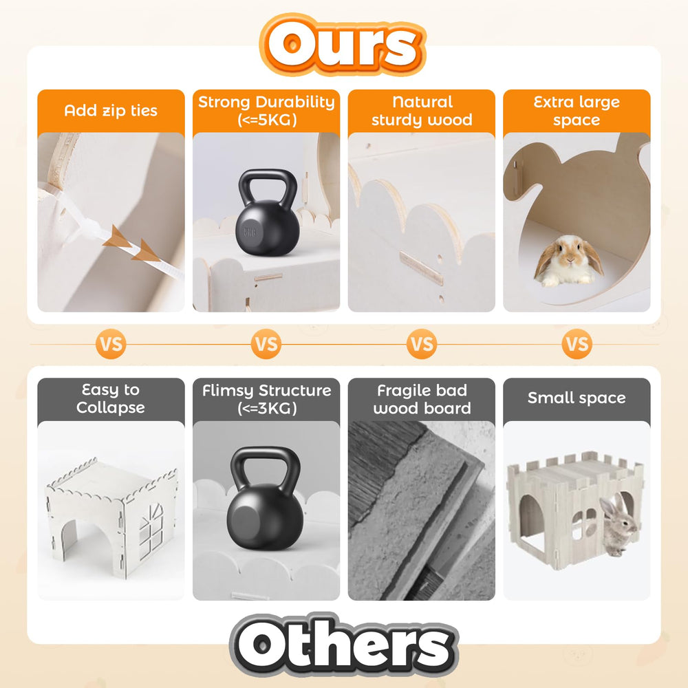 Orekemo recinto para mascotas pequeñas como hámster y cobaya.
