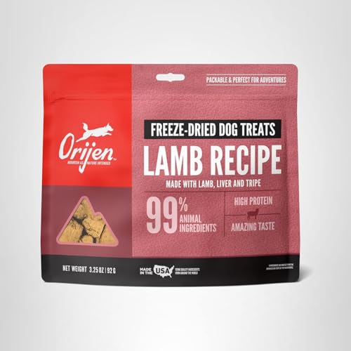 ORIJEN bolsa de snack deshidratado para perros, práctico de llevar