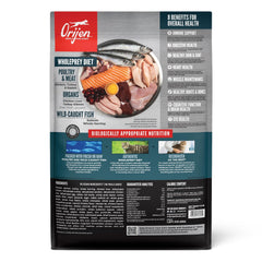 Primeros cinco ingredientes frescos o crudos en ORIJEN Guardian 8
