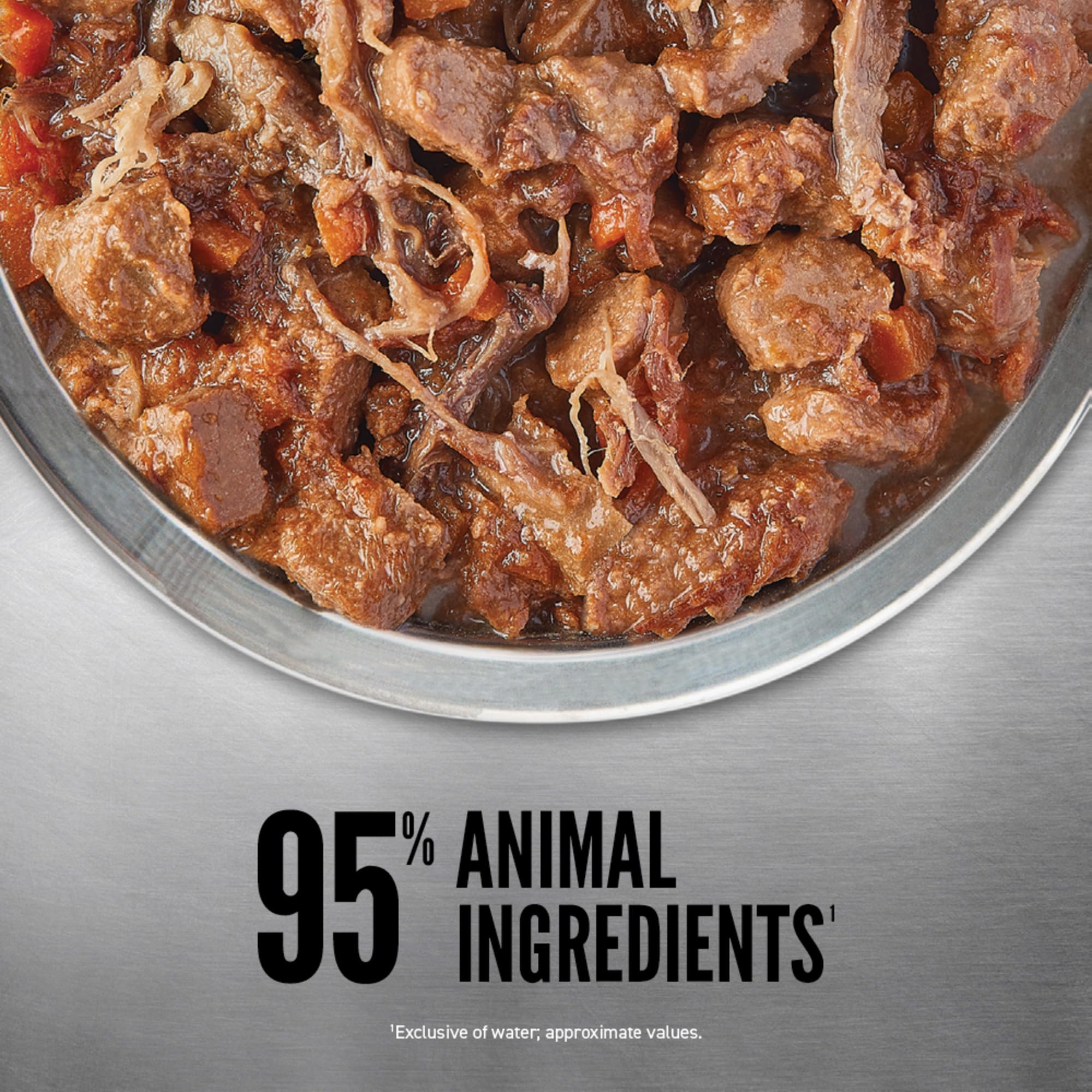 ORIJEN ingredientes caza entera: textura y sabor.
