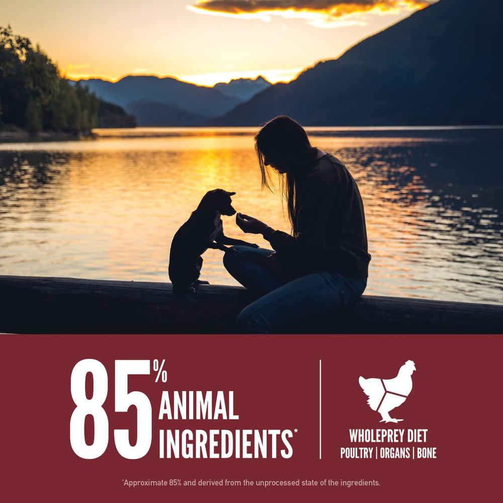ORIJEN ingredientes-nutritivos-órganos destacan la variedad de nutrientes para perros pequeños.