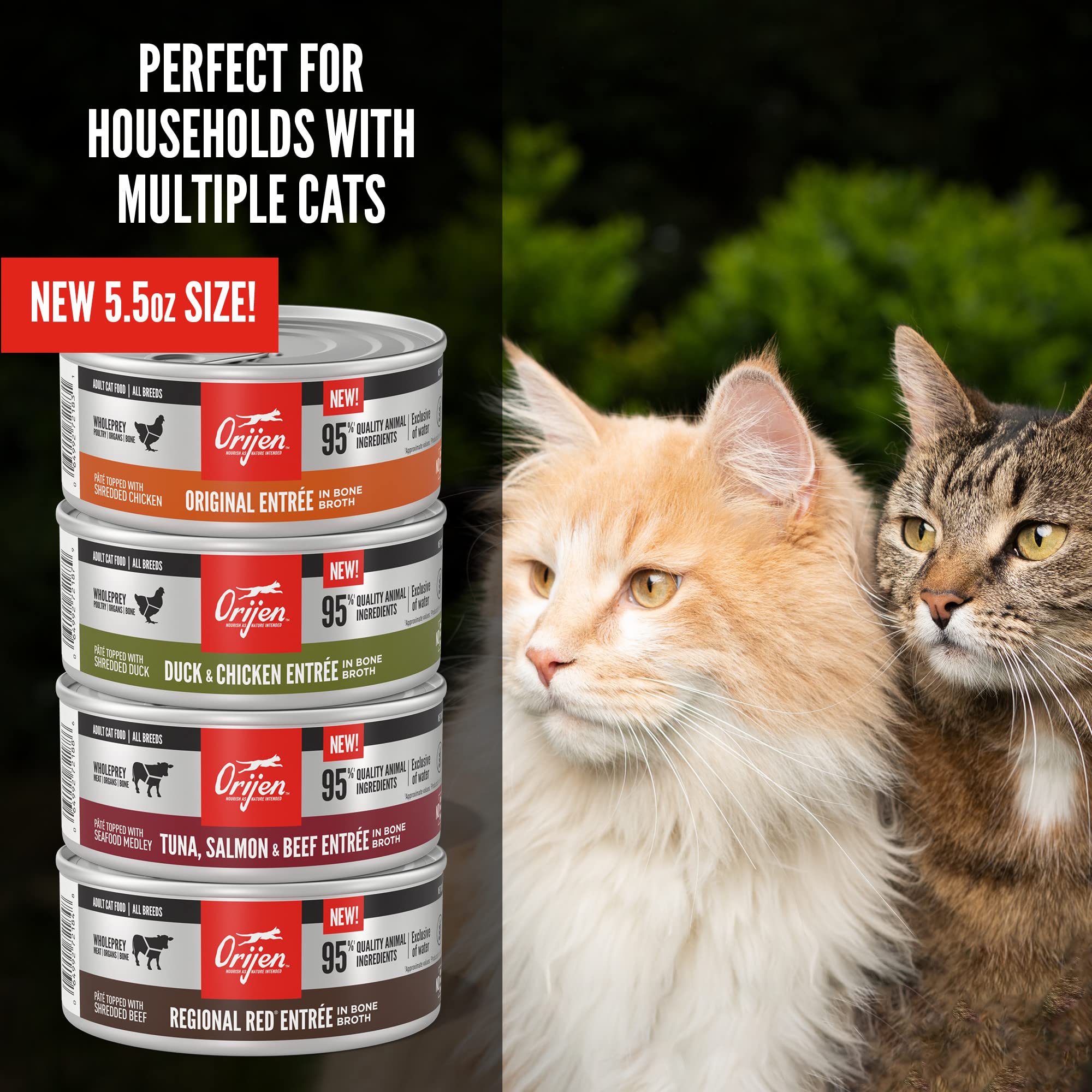 ORIJEN Lata 3oz para gatos Regional Red, ideal para aventuras
