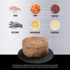 Ingredientes principales de ORIJEN Pate para gatitos, foco en proteína animal