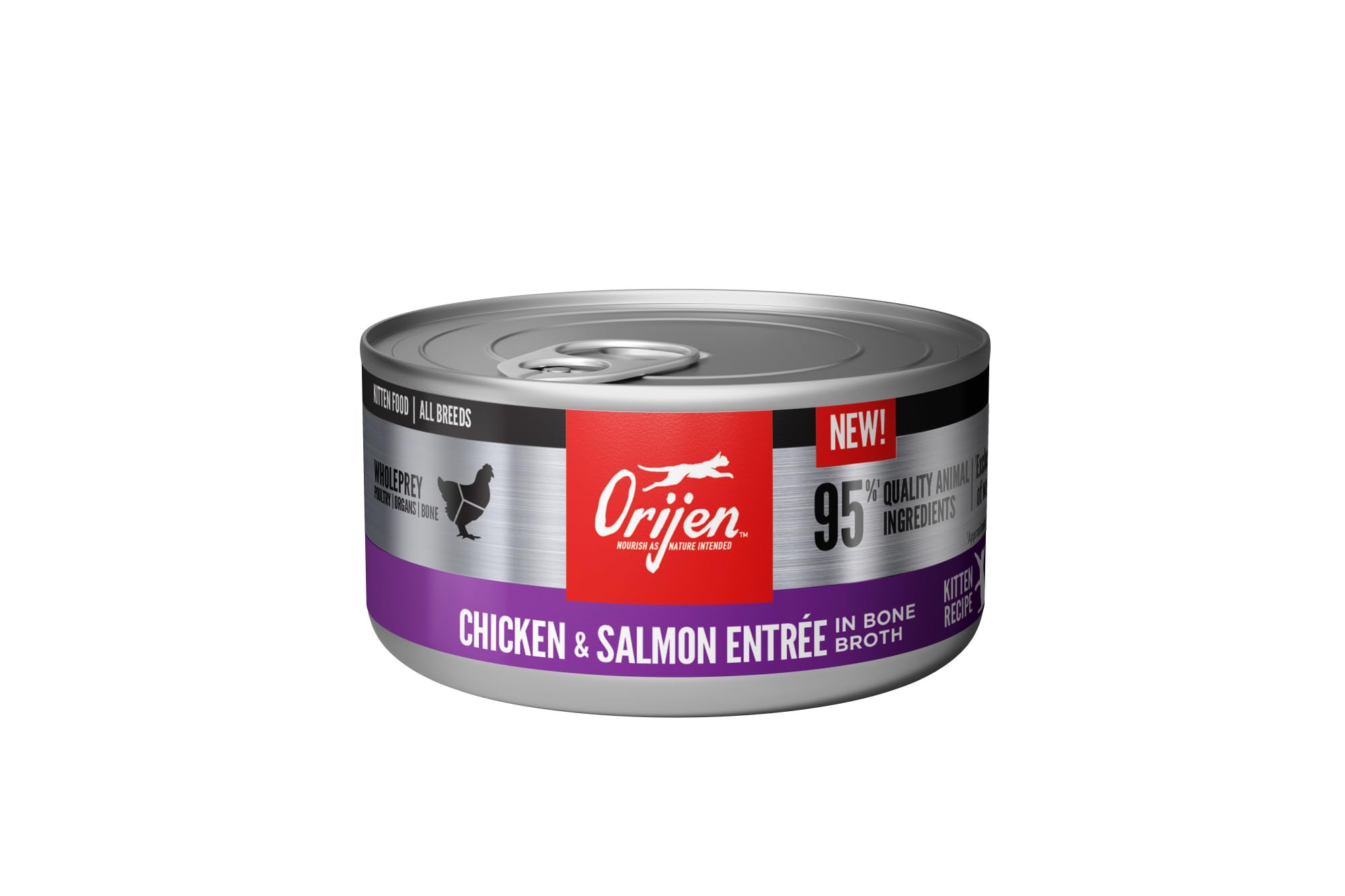 Textura cremosa de ORIJEN Pate para gatitos que facilita la ingesta