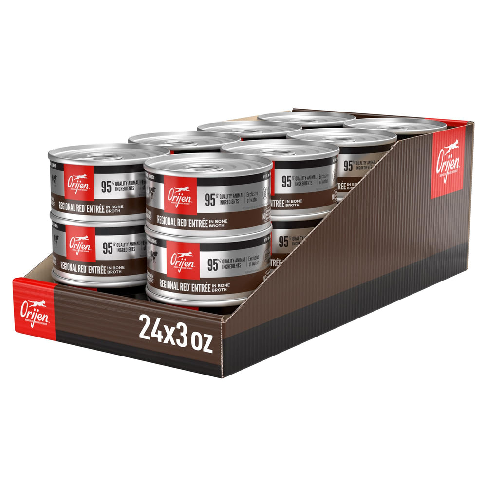 ORIJEN Premium Pate Gato Regional Red, lata de 3oz para aventuras diarias