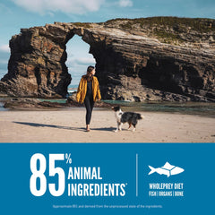 ORIJEN primeros seis ingredientes: pescados enteros para una proteína sólida.