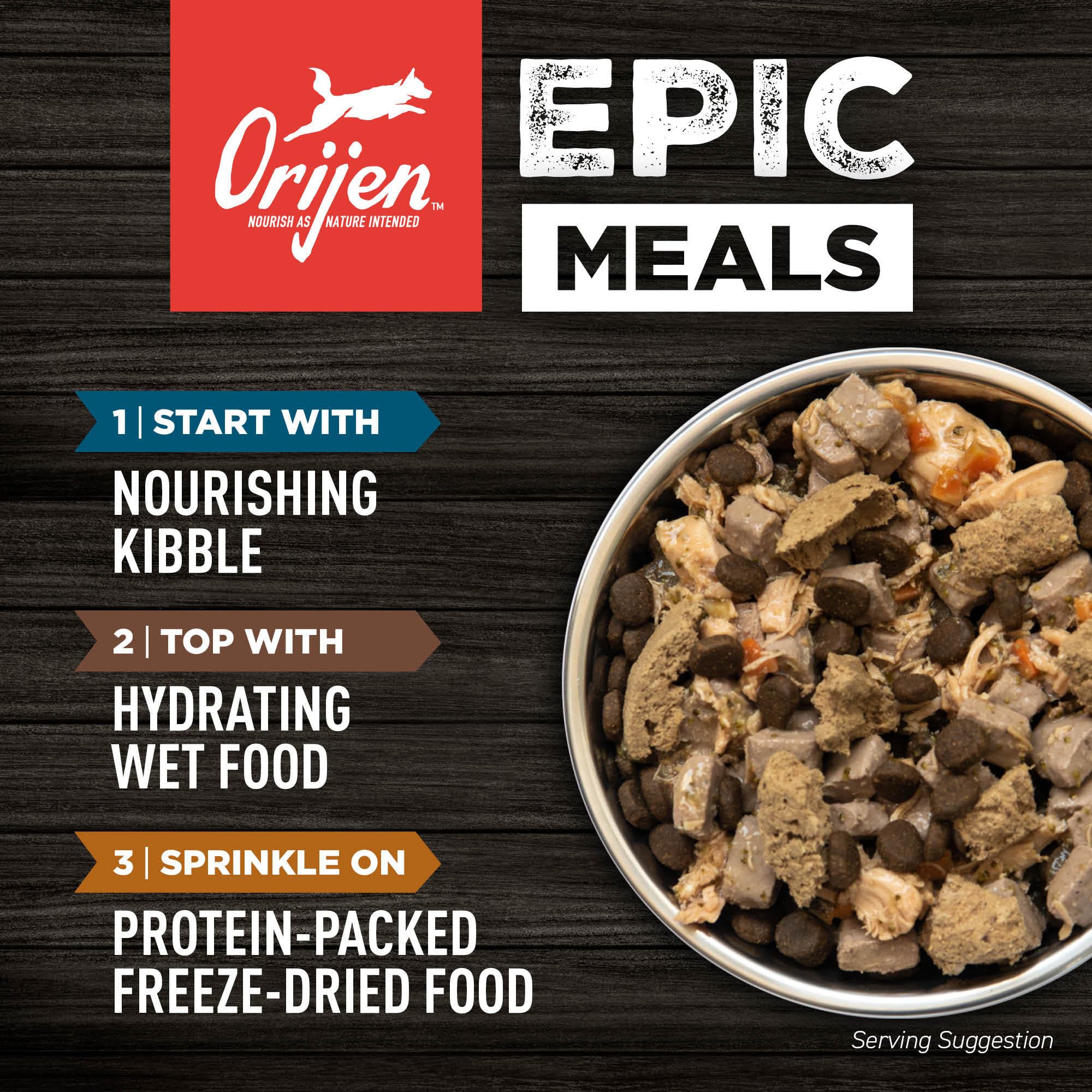 ORIJEN Regional Red, fórmula sin soja, maíz, tapioca ni trigo para digestión saludable