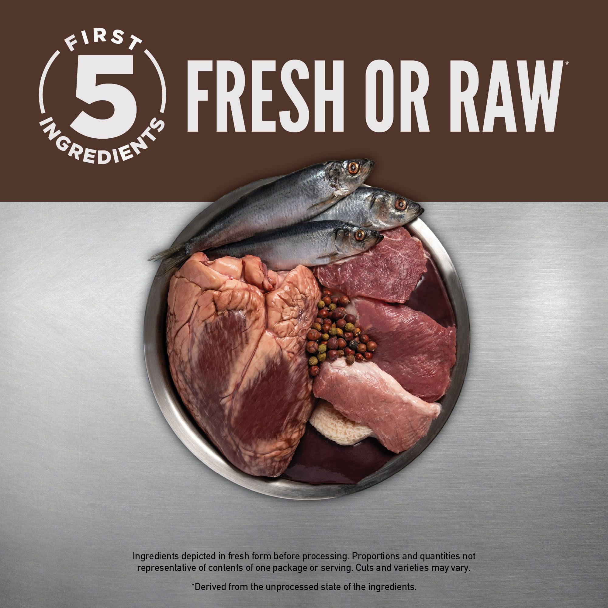 ORIJEN Regional Red, ingredientes tipo WholePrey con órganos