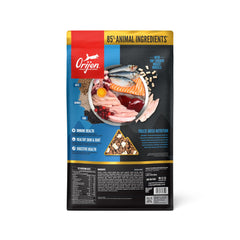 ORIJEN Wild Reserve: primeros 5 ingredientes frescos o crudos para sabor intenso.