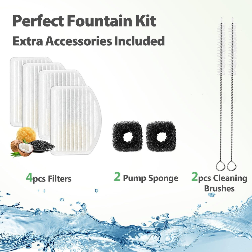 Filtros extra ORSDA y cepillos para limpieza y mantenimiento.