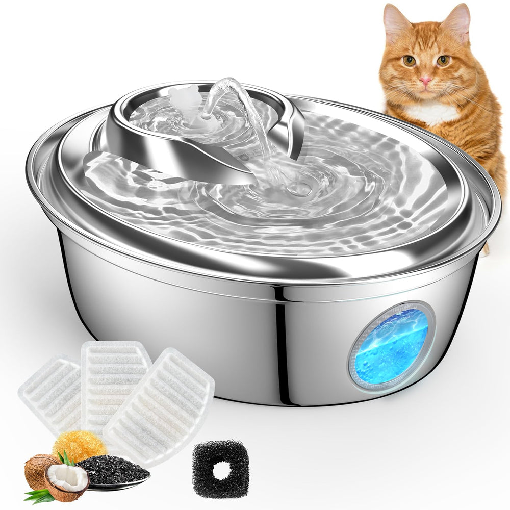 Fuente ORSDA para gatos con flujo doble para beber.