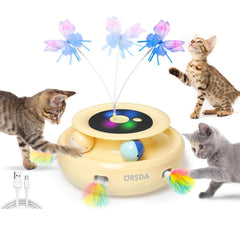 ORSDA Gato Juguete Emboscada Pluma: estimula la caza y el juego activo