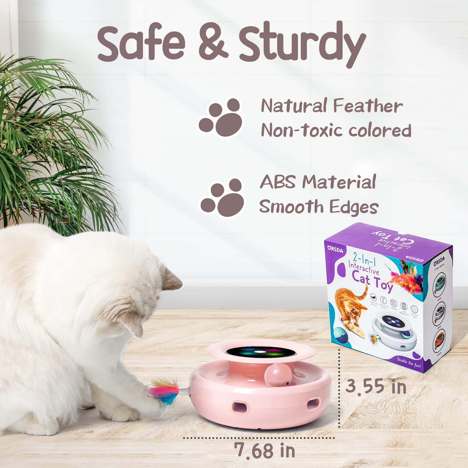 ORSDA Plumas variables para aumentar el interés felino
