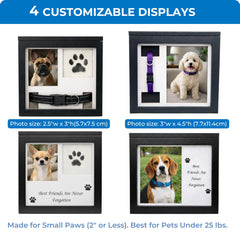 OtterPets urna para perros con collar amplio, espacio para recuerdos.