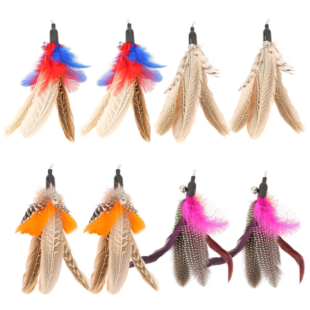ottmat recambios de varita con plumas coloridas para juego activo
