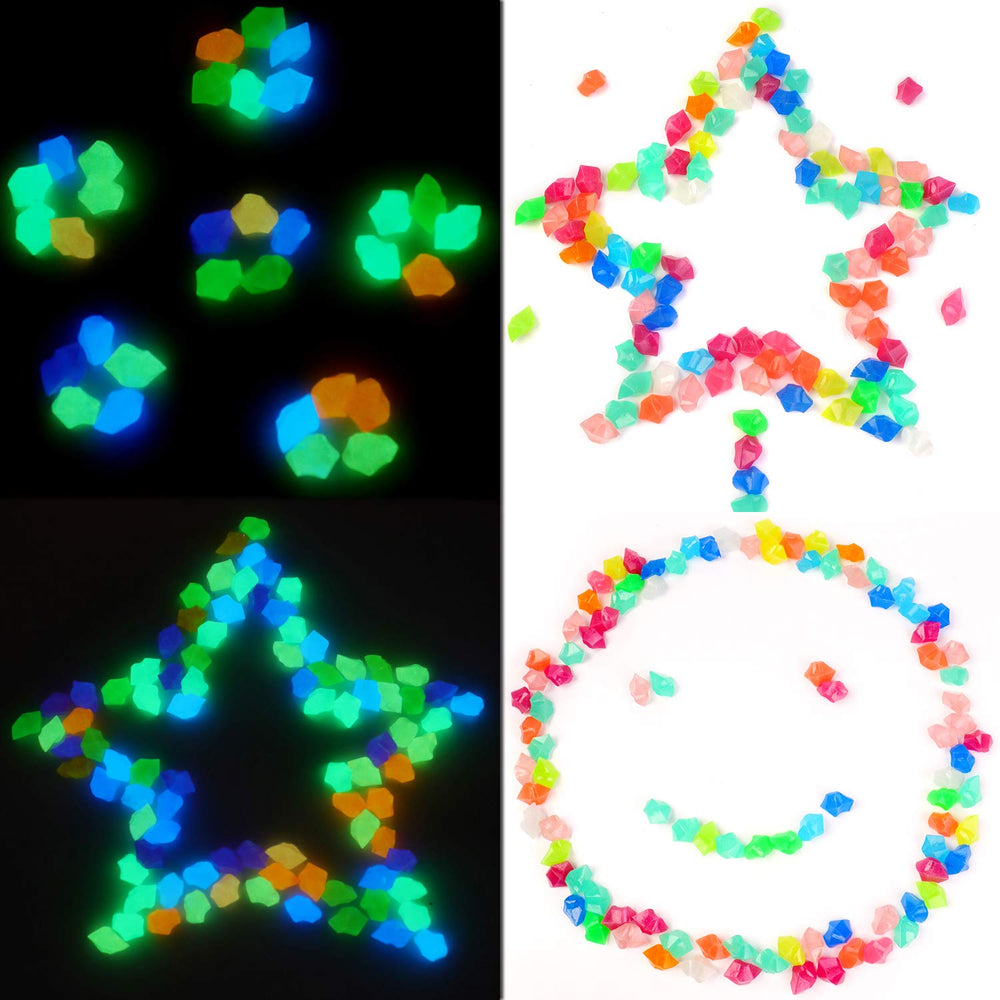 Piedras Oubest para iluminación en peceras, efecto luminoso suave.